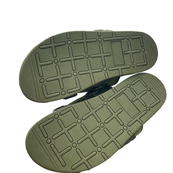 DRACO Slides Size 7-8 7.5 Men's olive green Remastered Sandals Shoes NEW - Picture 3 of 3